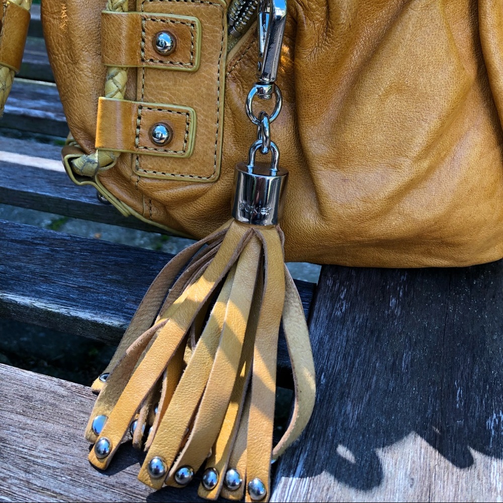 Authentic Mustard Yellow Botkier Shoulder Bag - Picture 3 of 7